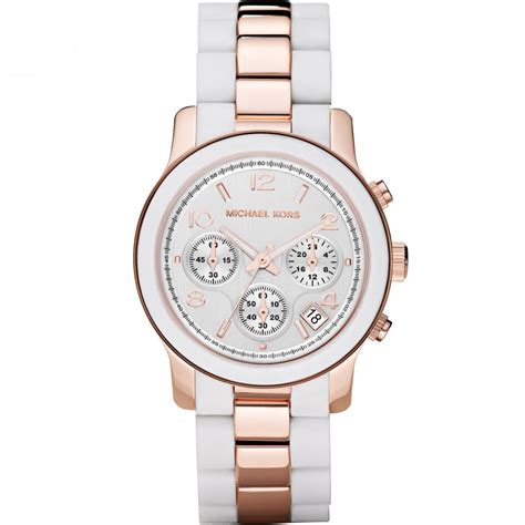 michael kors mk5464 ladies rose gold chronograph watch|Michael Kors Runway Chronograph Two.